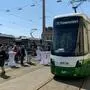 Flexity-Garnituren sind voll beladen rund 22 Tonnen schwer | Flexity-Garnituren sind voll beladen rund 22 Tonnen schwer