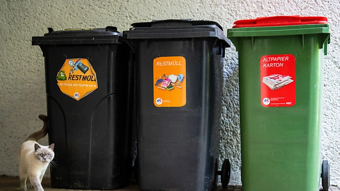 Mülltonnen werden in den kommenden Tagen wieder sehr voll | Mülltonnen werden in den kommenden Tagen wieder sehr voll