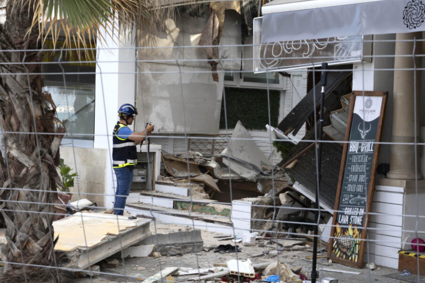 Mallorca: Österreicher weist Schuld an Einsturz von Lokal zurück