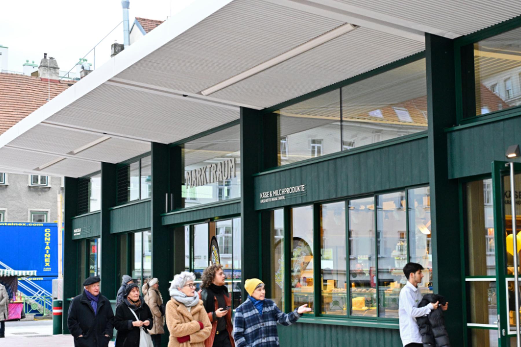 Wien: Laut Stadt erfolgreicher Start für neue Naschmarkt-Halle