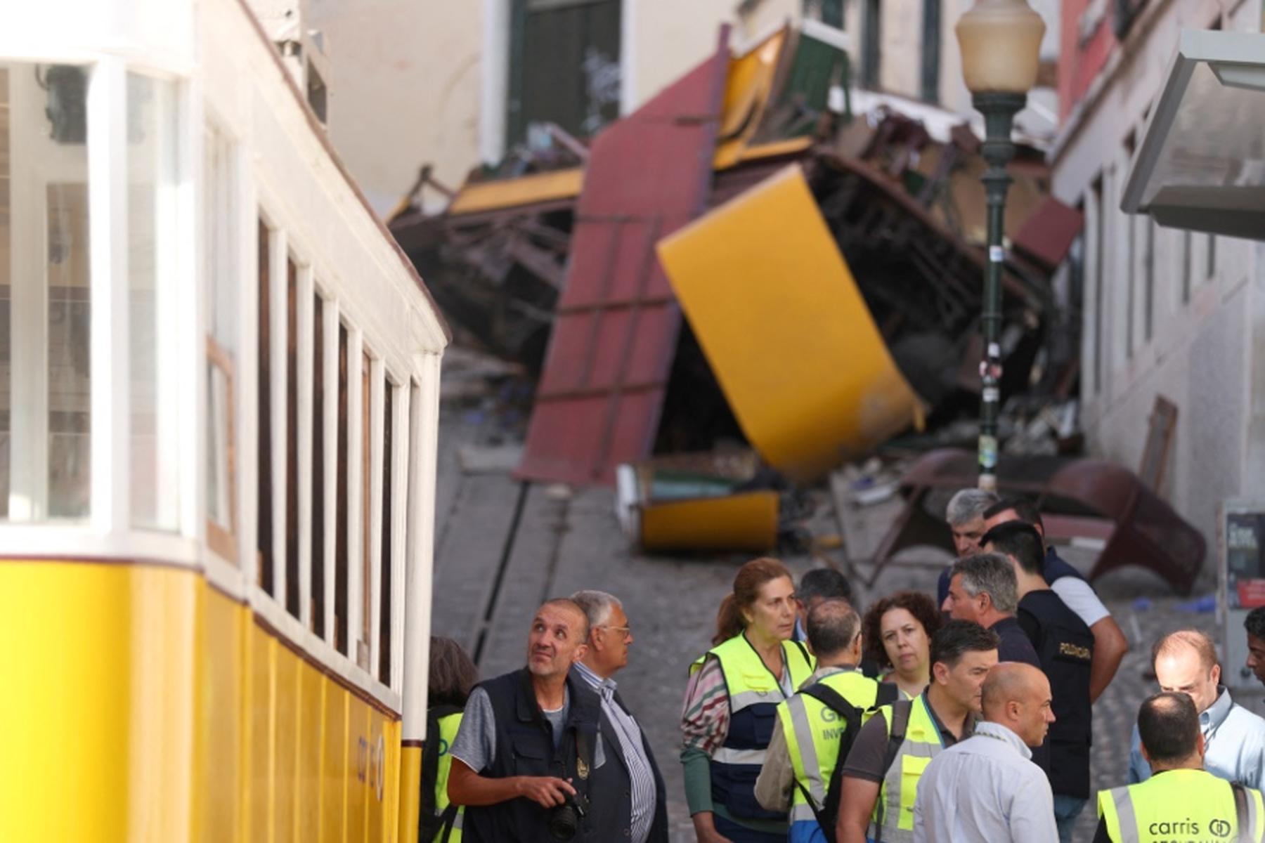 Lissabon: Nationale Trauer in Portugal nach Standseilbahn-Unglück