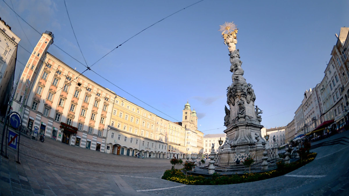 Autofrei wird der Südtteil des Linzer Hauptplatzes ab Montag | Autofrei wird der Südtteil des Linzer Hauptplatzes ab Montag