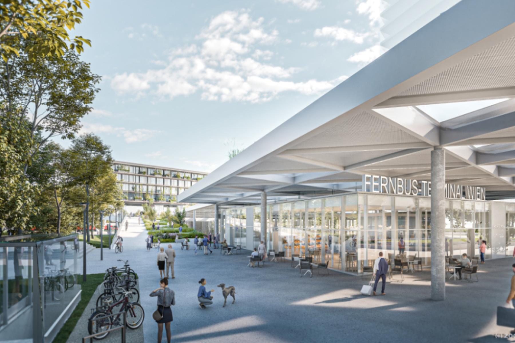 Wien: Baustart für Wiener Fernbusterminal