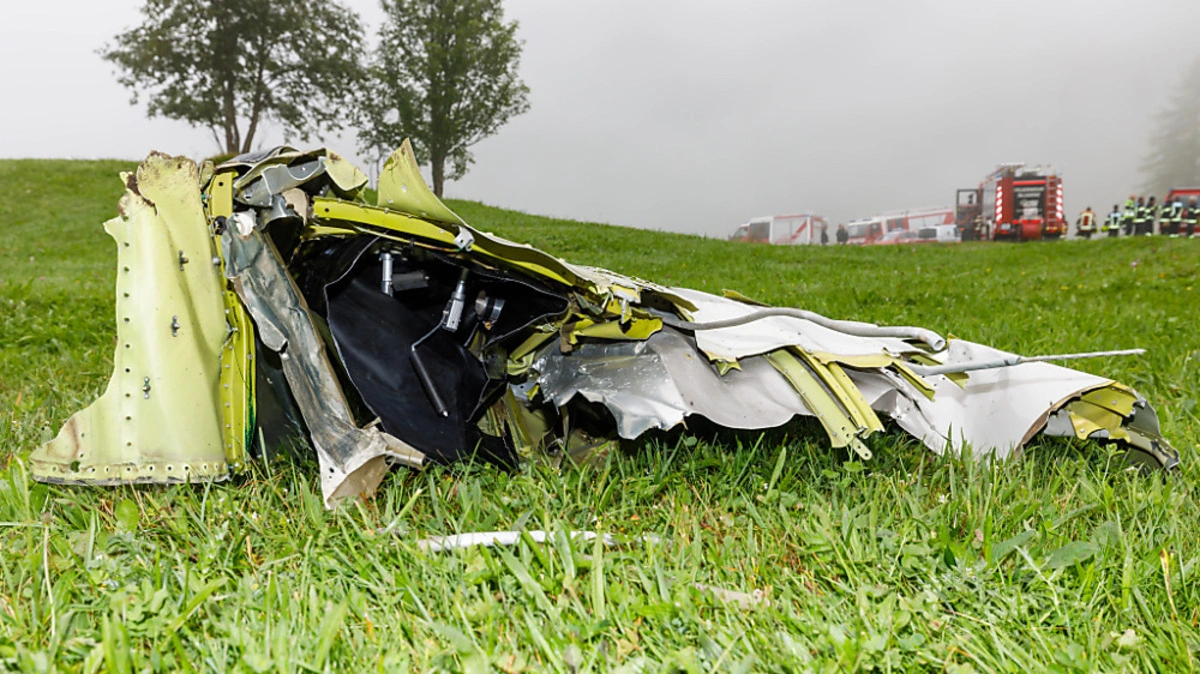 Das Kleinflugzeug stürzte am Montag ab | Das Kleinflugzeug stürzte am Montag ab