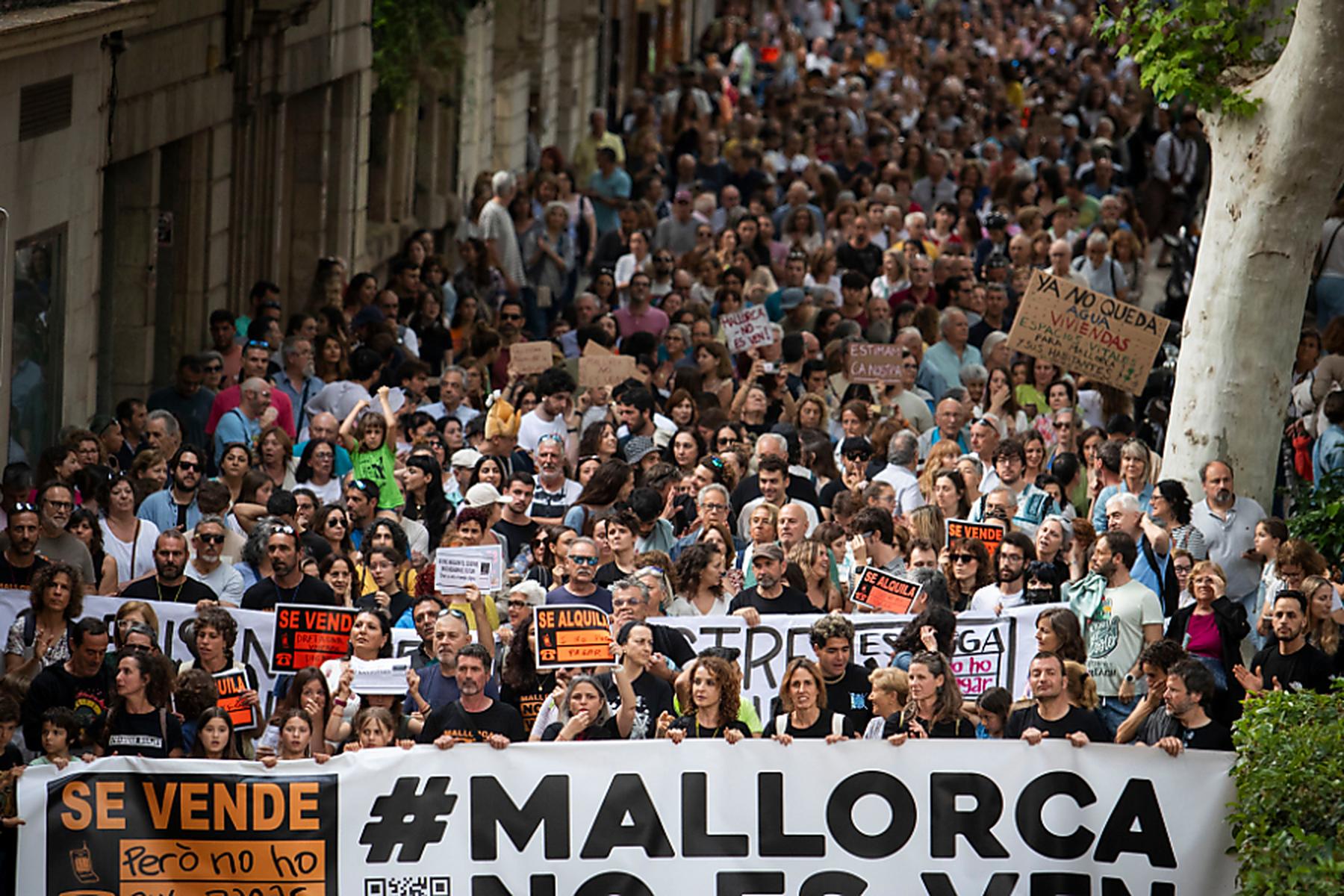 Llucmajor (Mallorca): Proteste auf Mallorca gegen Massentourismus