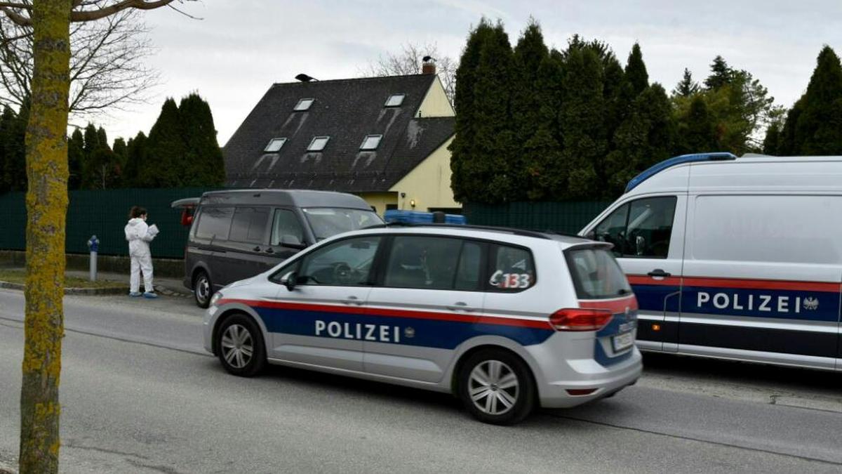 Die Polizei am Ort des Verbrechens in Harmannsdorf | Die Polizei am Ort des Verbrechens in Harmannsdorf