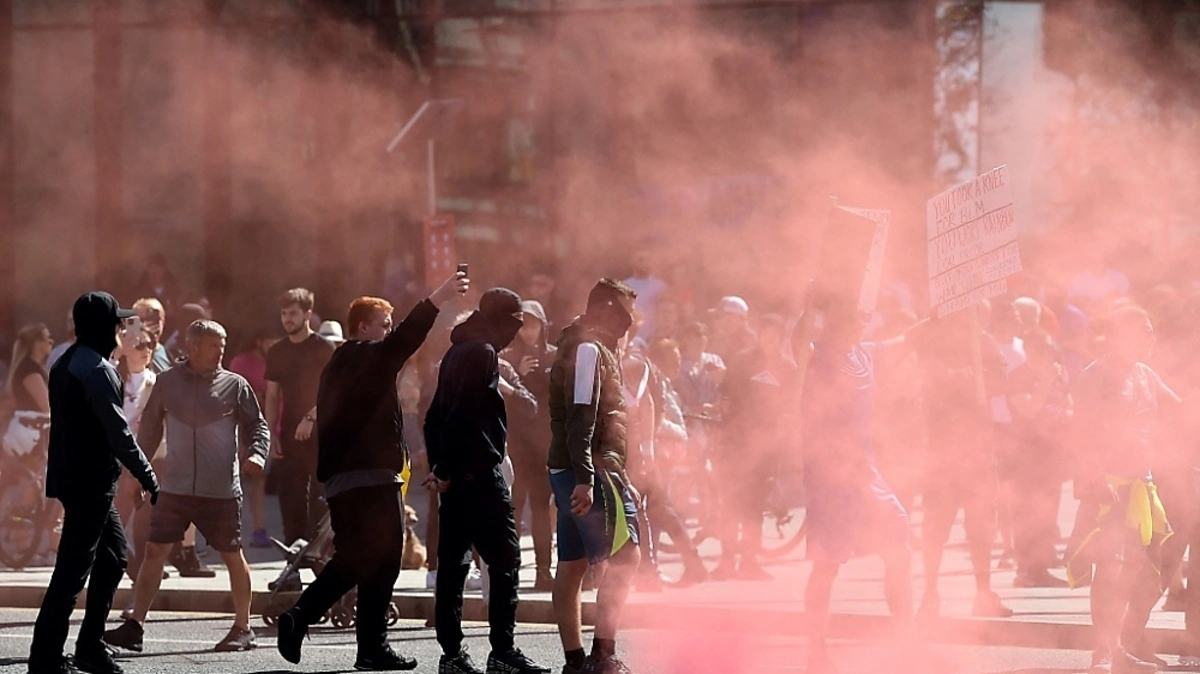 Proteste in Liverpool am Samstagnachmittag | Proteste in Liverpool am Samstagnachmittag