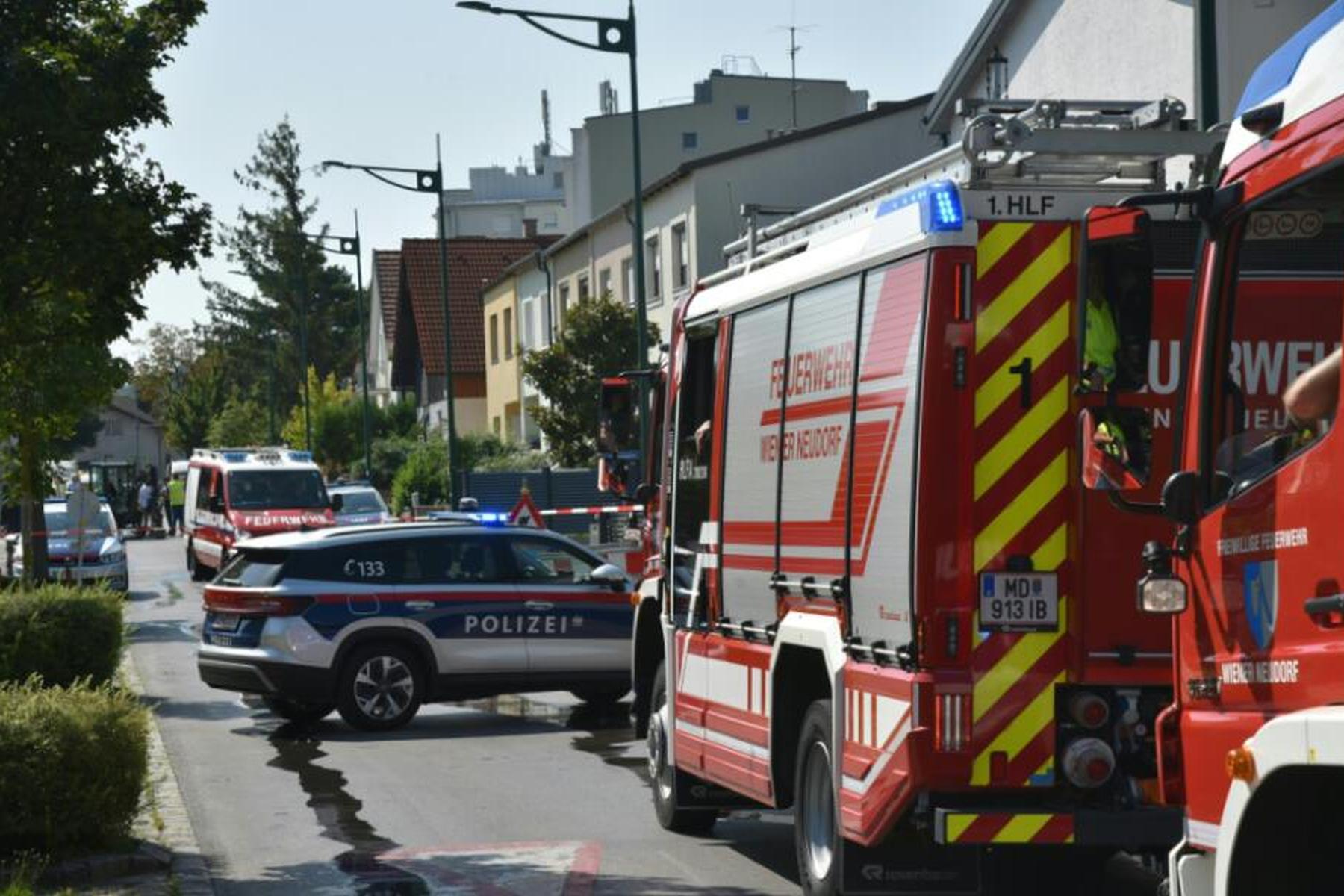 Mödling: Ein Toter und ein Schwerverletzter nach Gasunfall in Mödling