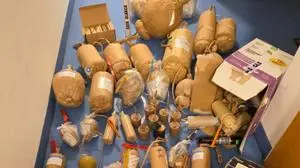 Gegenstände mit einem Gesamtgewicht von 380 Kilo sichergestellt | Gegenstände mit einem Gesamtgewicht von 380 Kilo sichergestellt