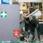 Bankomat in Einkaufszentrum zerstört | Bankomat in Einkaufszentrum zerstört