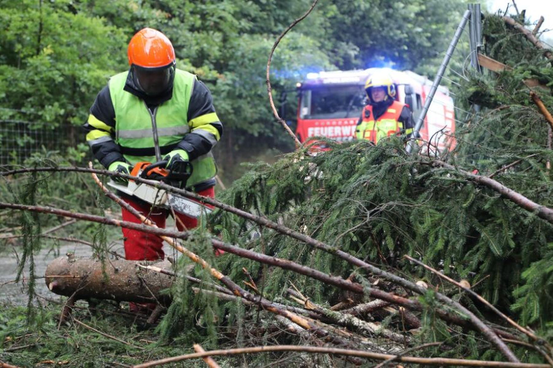 Graz/Klagenfurt/Bregenz: Aufräumen nach starkem Regen in weiten Teilen Österreichs