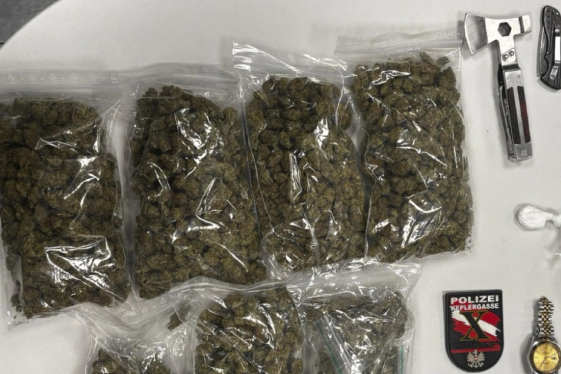 Wien: Drogendealer in Wien festgenommen