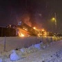 Nach dem Zugsunglück war ein Großbrand ausgebrochen | Nach dem Zugsunglück war ein Großbrand ausgebrochen