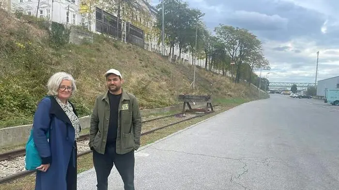 Lilli Licka und Hannes Gröblacher von der Bürgerinitiative „Westbahnpark.Jetzt“ | Lilli Licka und Hannes Gröblacher von der Bürgerinitiative „Westbahnpark.Jetzt“
