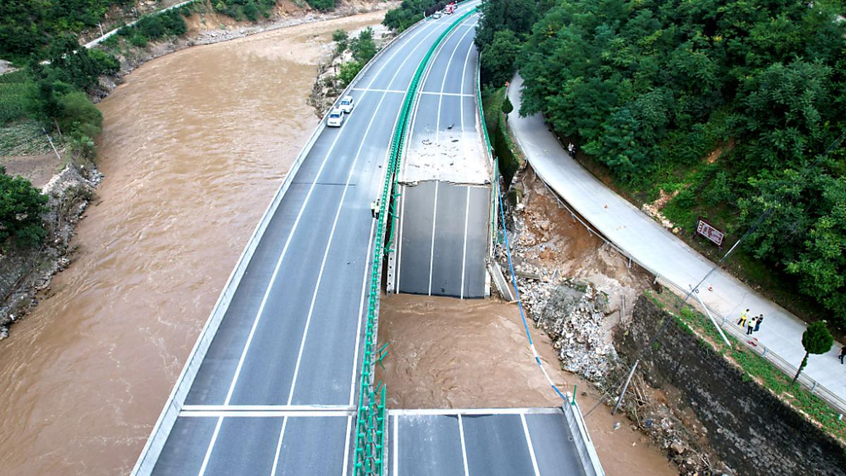 Starke Regenfälle führten zur Katastrophe in Provinz Shaanxi