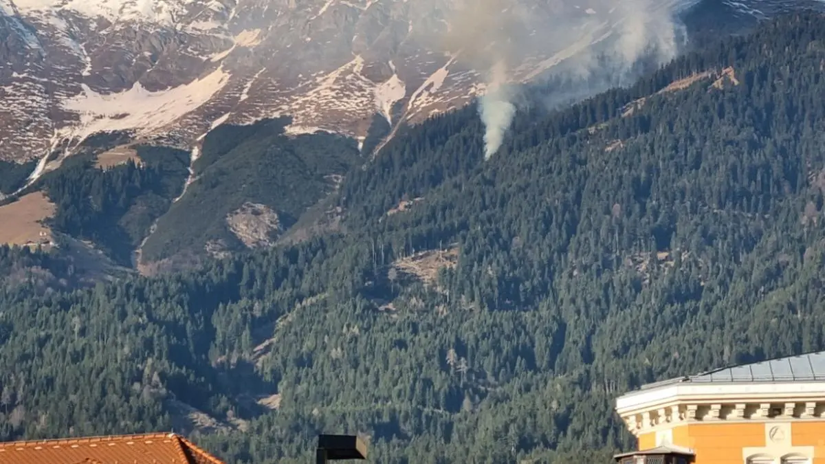 Der Waldbrand beschäftigt die Einsatzkräfte seit Samstag | Der Waldbrand beschäftigt die Einsatzkräfte seit Samstag