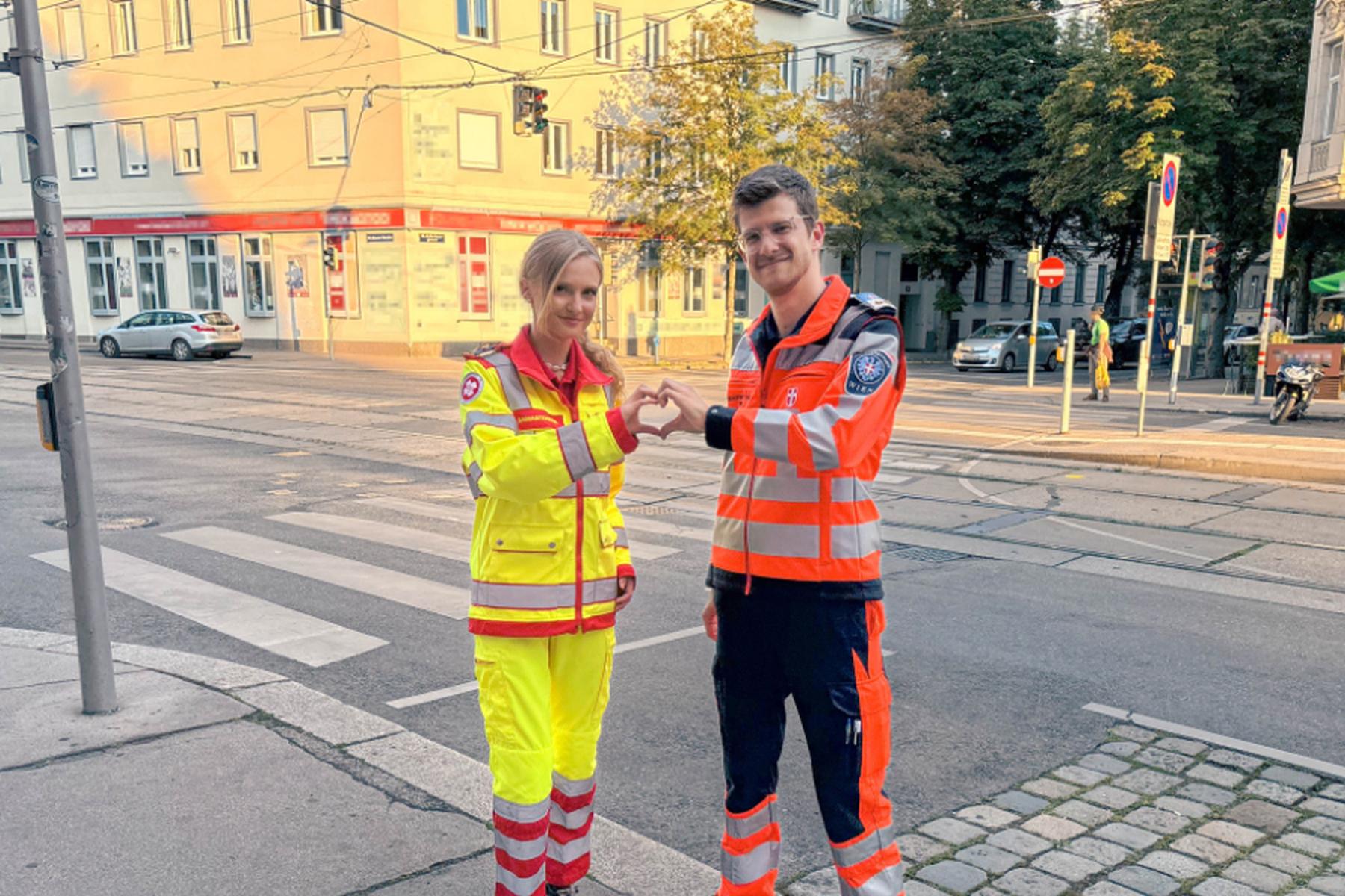 Wien: Sanitäter-Paar rettete in Wien Mann das Leben