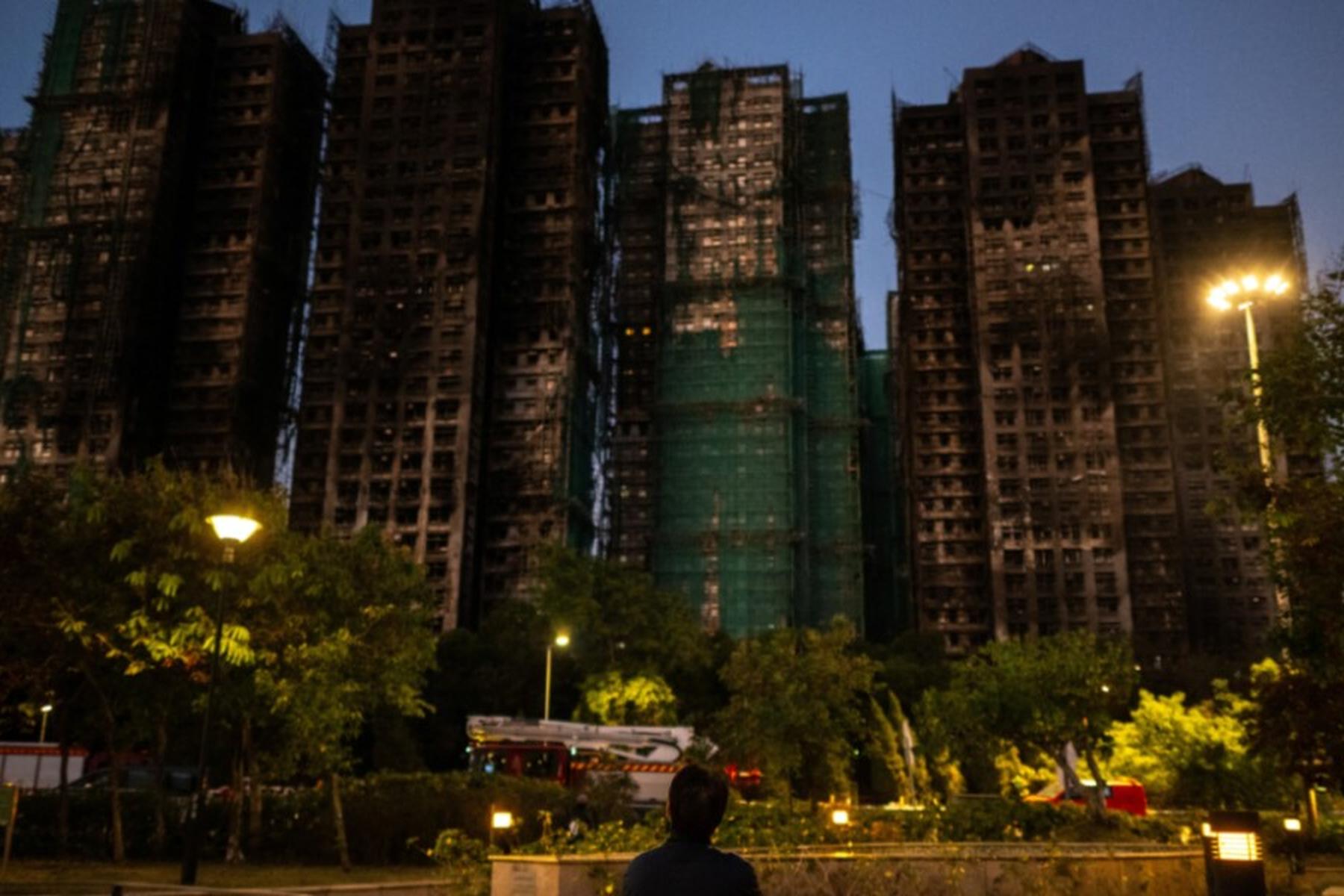 Hongkong: Ausschuss untersucht Brandkatastrophe von Hongkong