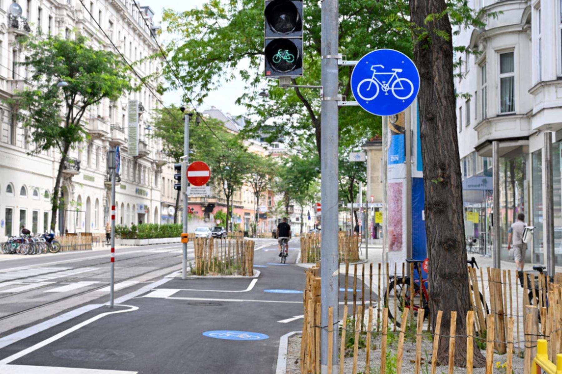 Prvi del zunanje Mariahilfer Straße prenovljen