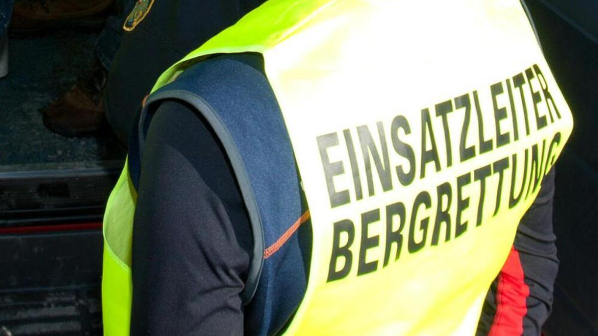 60 Einsatzkräfte der Bergrettung suchten nach dem Mann