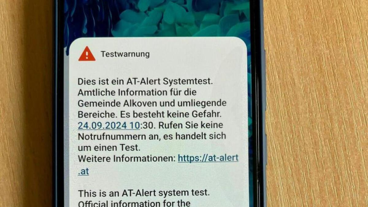 "AT-Alert" informiert am Samstag erstmals über das Handy - Stichwort: Probealarm | „AT-Alert“ informiert am Samstag erstmals über das Handy - Stichwort: Probealarm