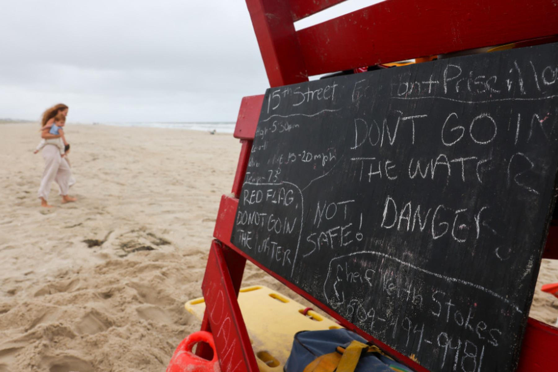 Washington: Ausläufer von Hurrikan "Erin" nahe der US-Ostküste