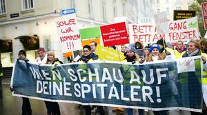 Wiener Spitalsärzte protestieren | Wiener Spitalsärzte protestieren