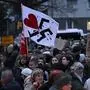 Vorbild der Kundgebung sind die Demos gegen Rechts in Deutschland | Vorbild der Kundgebung sind die Demos gegen Rechts in Deutschland
