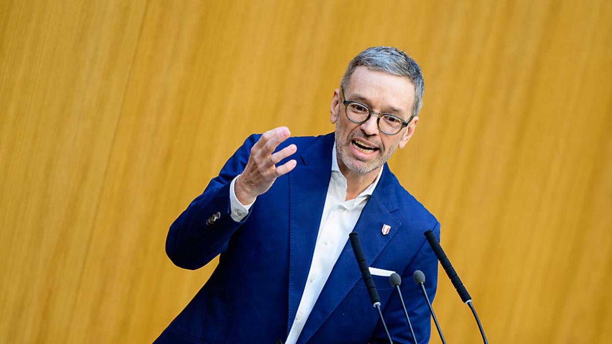 Herbert Kickl, FPÖ-Obmann | Herbert Kickl bei seiner Rede zum ORF