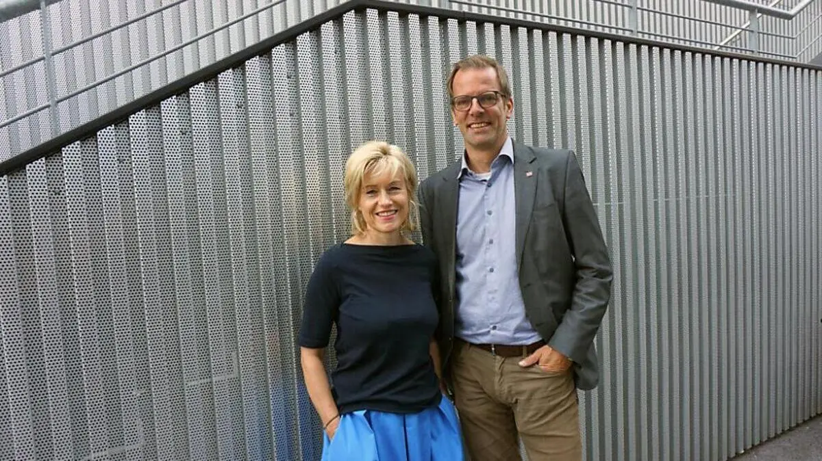 Rektorin der PH Tirol, Regine Mathies, und Vizerektor Gregor Örley | Rektorin der PH Tirol, Regine Mathies, und Vizerektor Gregor Örley