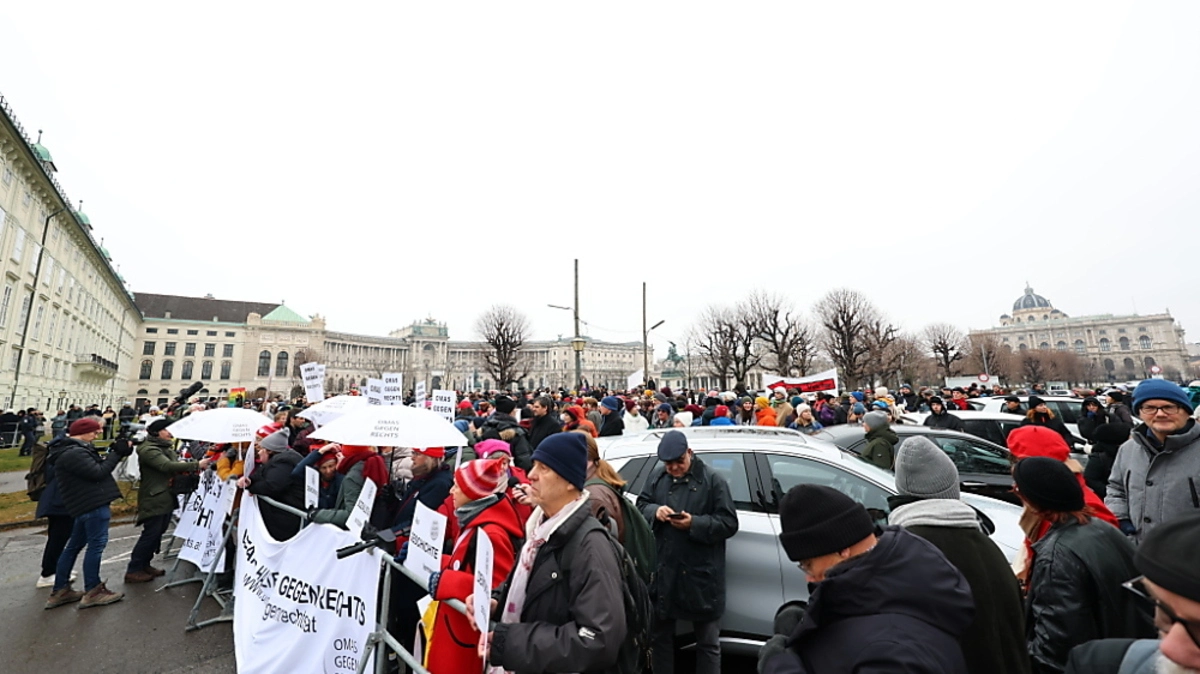 Bereits am Montag gab es Proteste gegen Kickl in der Regierung | Bereits am Montag gab es Proteste gegen Kickl in der Regierung