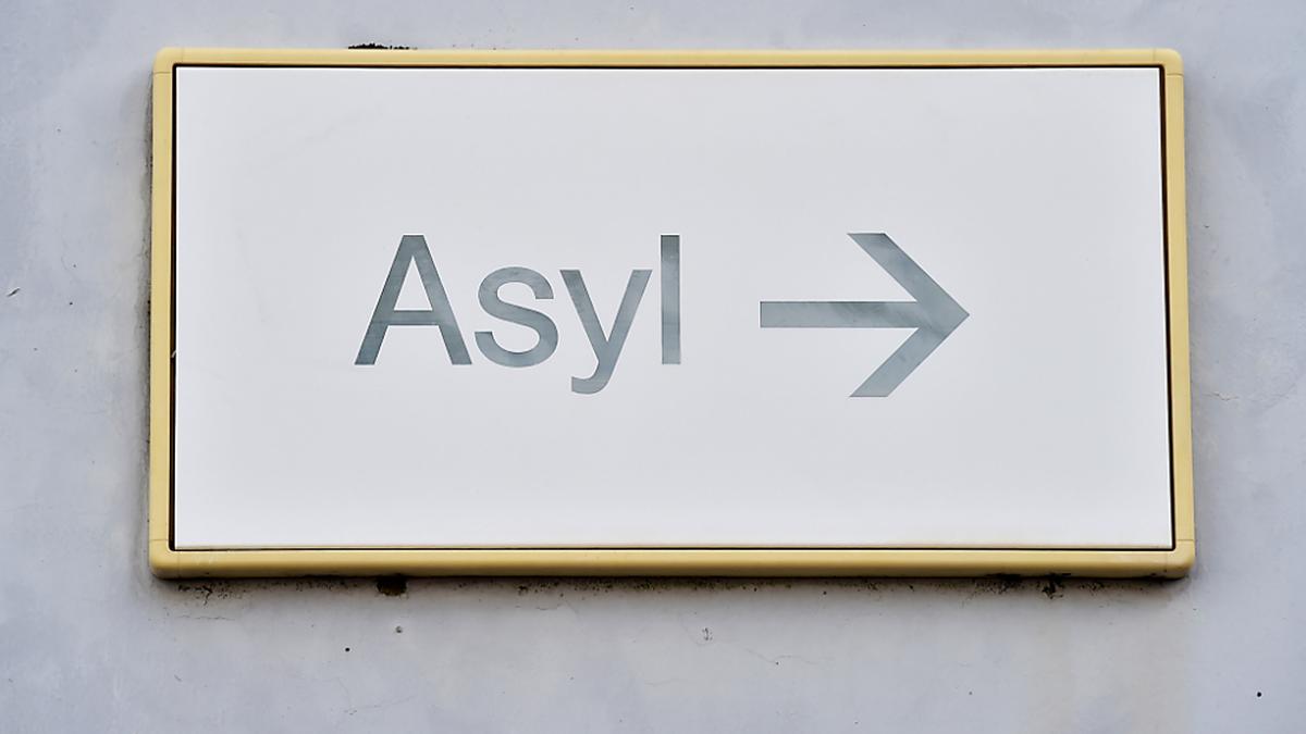 Eine Hinweistafel mit einem Pfeil und der Aufschrift Asyl | Kartensystem soll weniger Asylwerber bringen