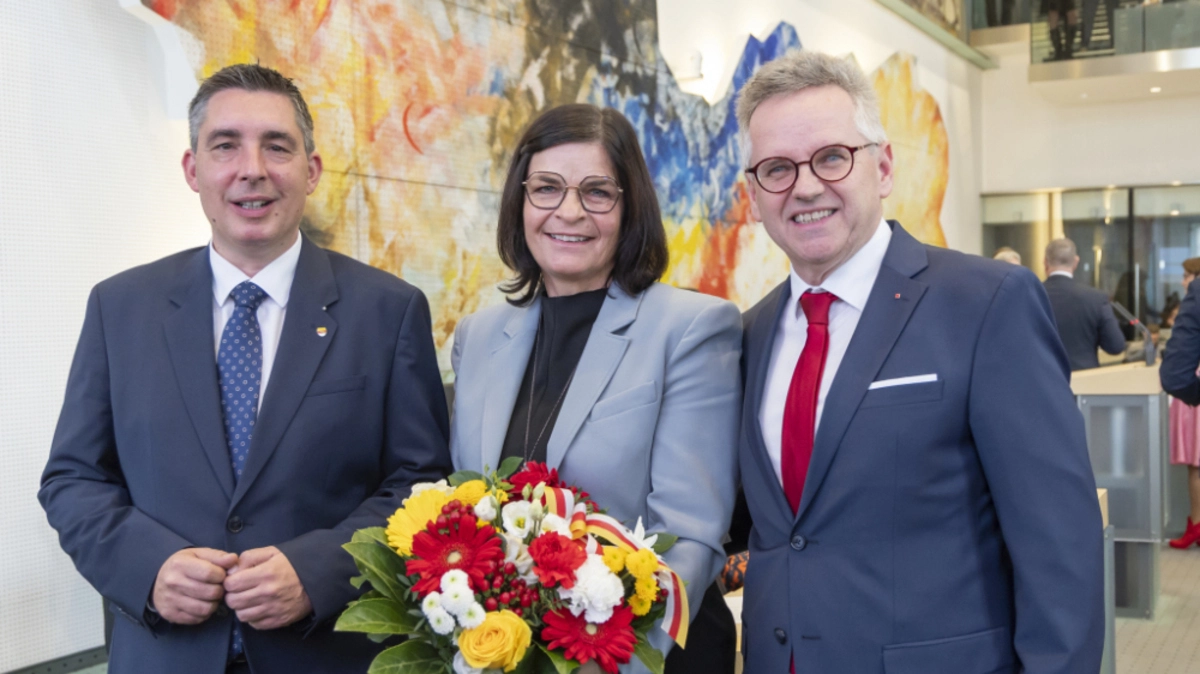 Staudacher (li.) wollte kein Wort Slowenisch im Landtag hören | Staudacher (li.) wollte kein Wort Slowenisch im Landtag hören