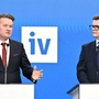 IV-Spitze: Präsident Knill (links) und Generalsekretär Neumayer | IV-Spitze: Präsident Knill (links) und Generalsekretär Neumayer