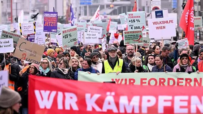 Demos der Sozialwirtschaft sind ein bekanntes Bild | Demos der Sozialwirtschaft sind ein bekanntes Bild