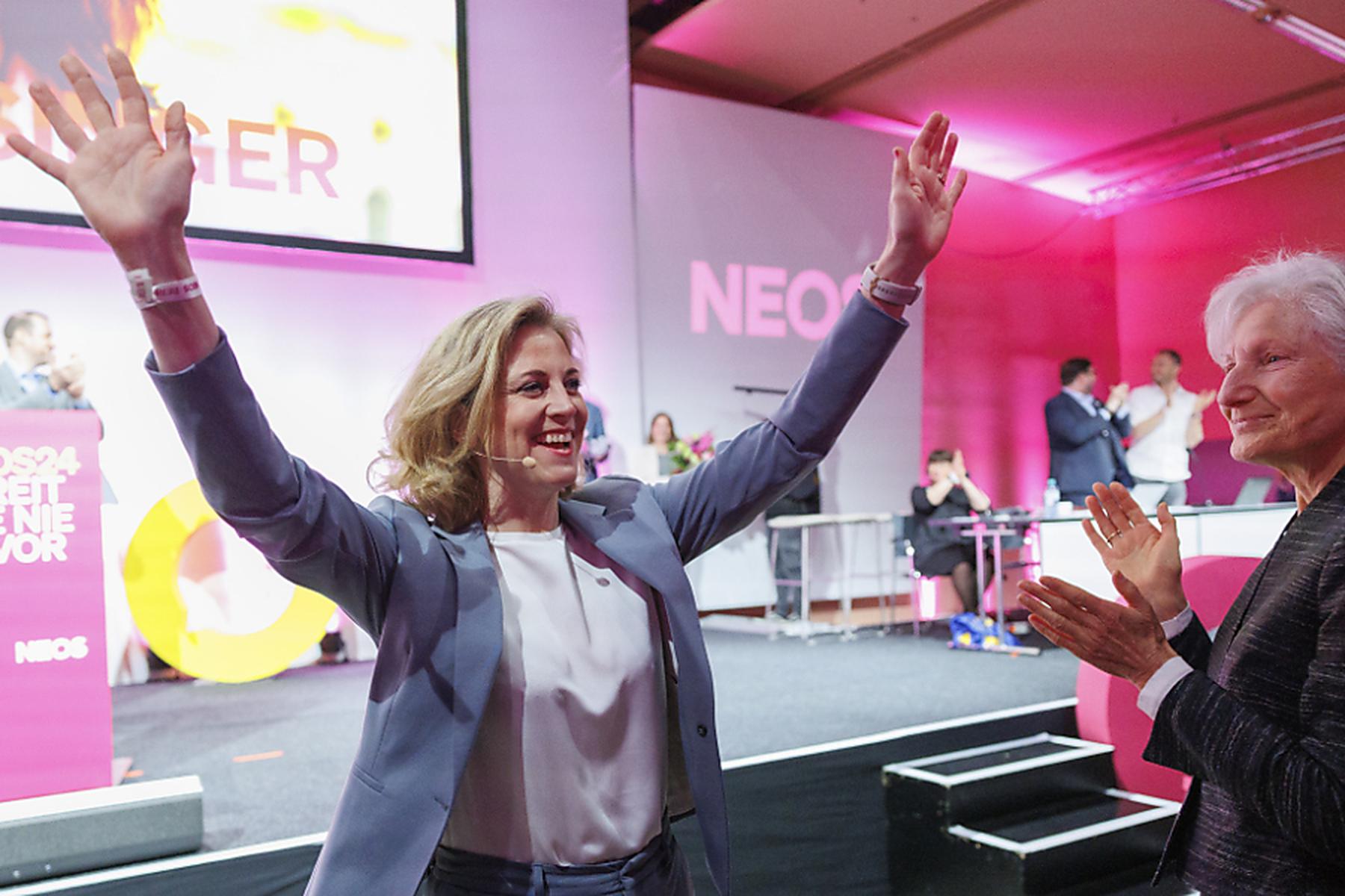 Wien/Graz: Meinl-Reisinger mit 93,4 Prozent NEOS-Spitzenkandidatin