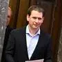 Sebastian Kurz auf dem Weg in den Gerichtssaal
