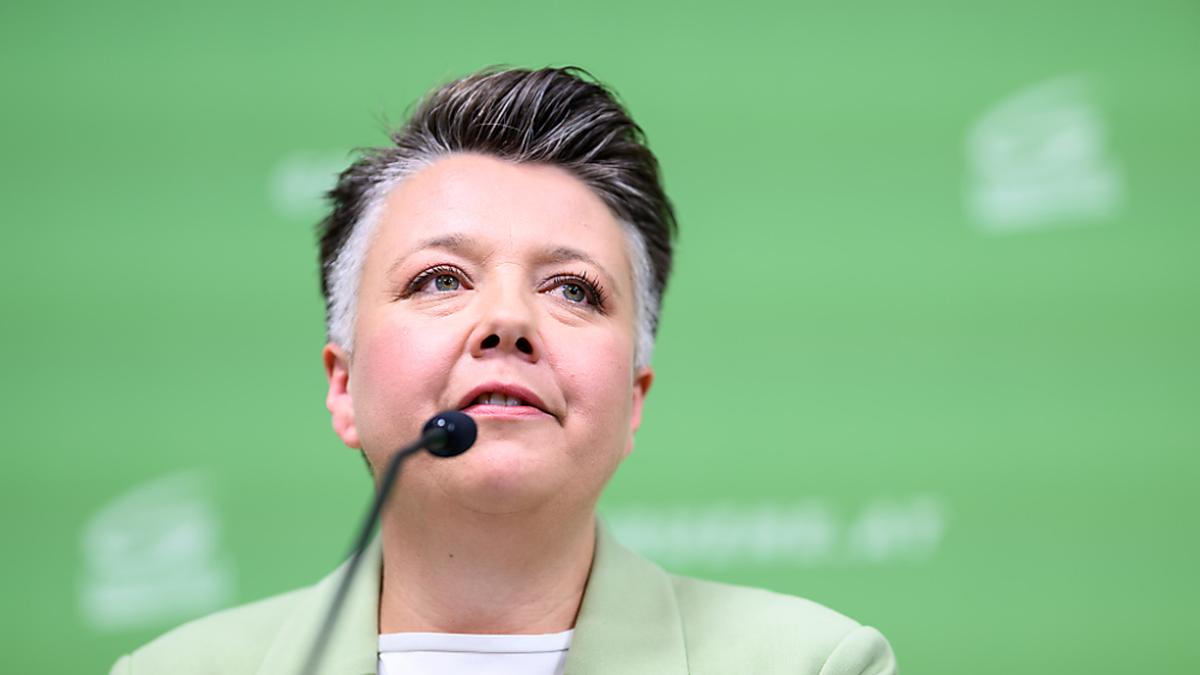 Olga Voglauer, Grünen Spitzenkandidatin und Landessprecherin in Kärnten