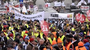 Zuletzt protestierten die Beamten im Jahr 2013