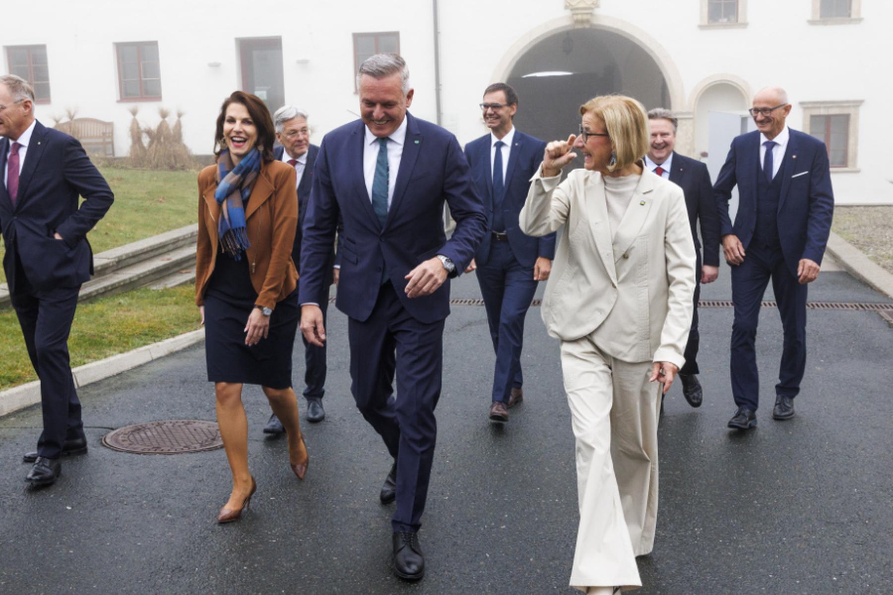 Landeshauptmanni v Gradcu o občutljivih temah razpravljali po dnevnem redu