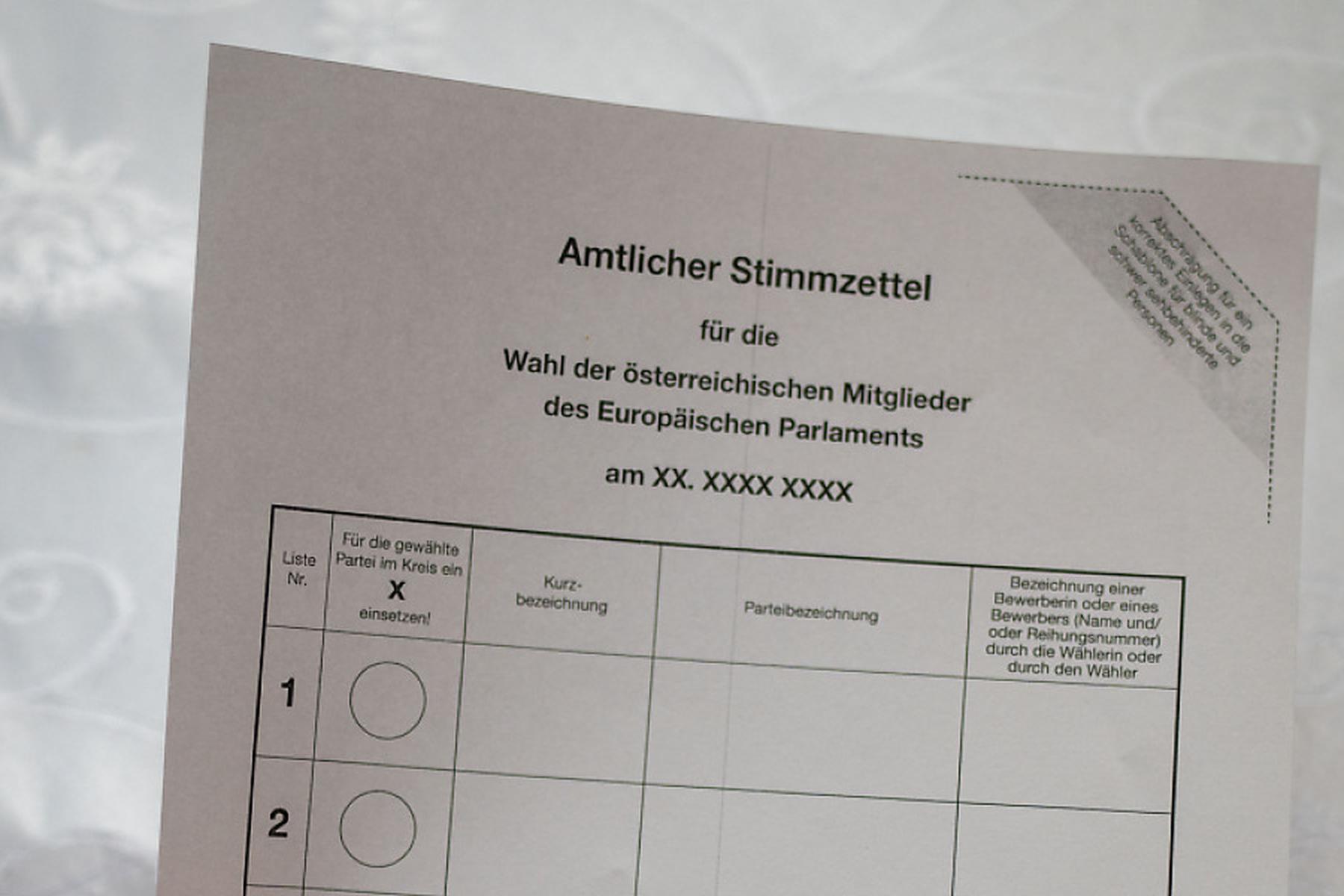 Wien: Rund 8 Millionen Stimmzettel werden für die EU-Wahl gedruckt