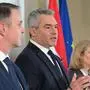 Babler, Nehammer und Meinl-Reisinger verhandeln weiter | Babler, Nehammer und Meinl-Reisinger verhandeln weiter