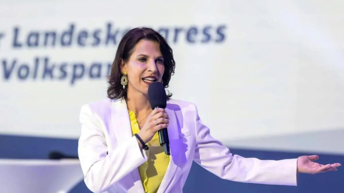Karoline Edtstadler bei der Kür zur Obfrau der ÖVP Salzburg am Samstag | Karoline Edtstadler bei der Kür zur Obfrau der ÖVP Salzburg am Samstag