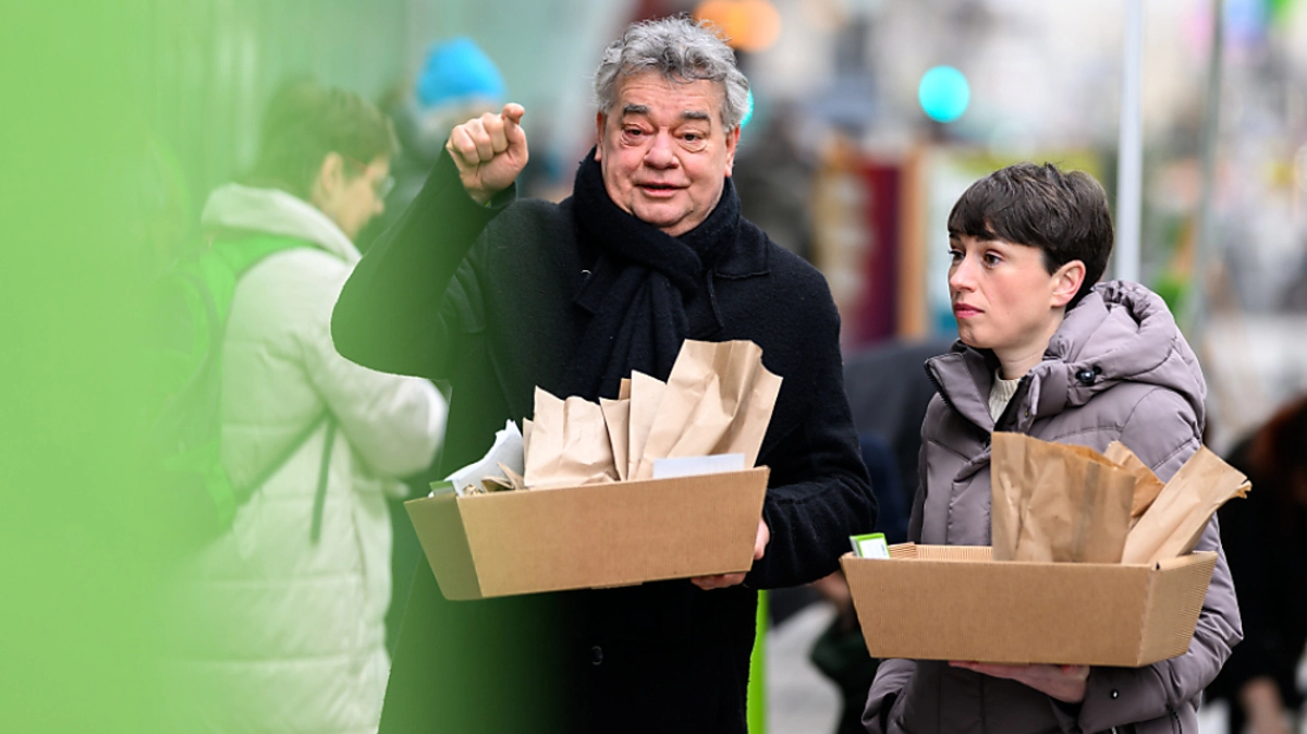 Vizekanzler Kogler und Klubobfrau Maurer am Frauentag | Vizekanzler Kogler und Klubobfrau Maurer am Frauentag