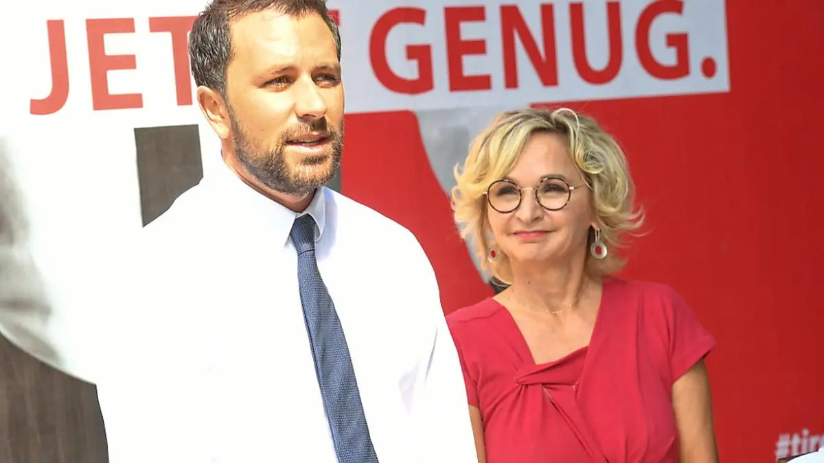 Ein Bild aus besseren Tagen: Dornauer und Blanik | Ein Bild aus besseren Tagen: Dornauer und Blanik