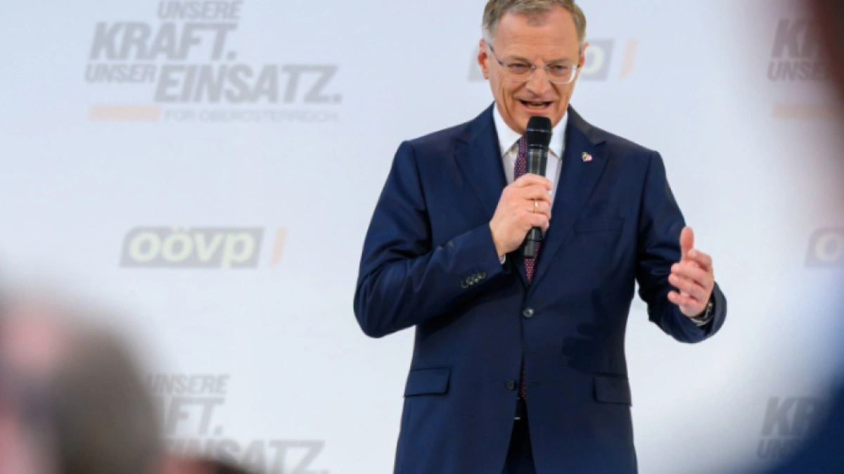 Stelzer auf dem 42. ordentlichen Landesparteitag der ÖVP in Linz | Stelzer auf dem 42. ordentlichen Landesparteitag der ÖVP in Linz