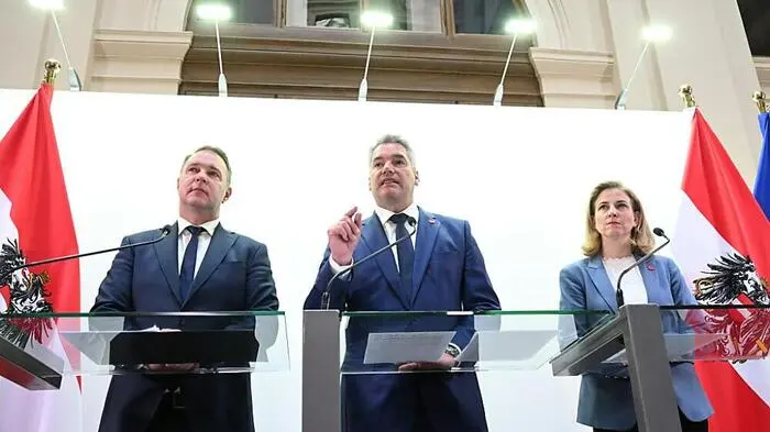 ÖVP, SPÖ und NEOS beginnen die Koalitionsverhandlungen | ÖVP, SPÖ und NEOS beginnen die Koalitionsverhandlungen