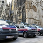 Polizeipräsenz vor dem Wiener Stephansdom im Dezember 2023 | Polizeipräsenz vor dem Wiener Stephansdom im Dezember 2023