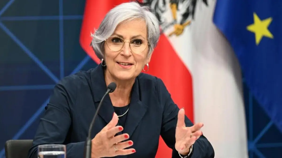 Justizministerin Sporrer bei der Präsentation am Montag | Justizministerin Sporrer bei der Präsentation am Montag