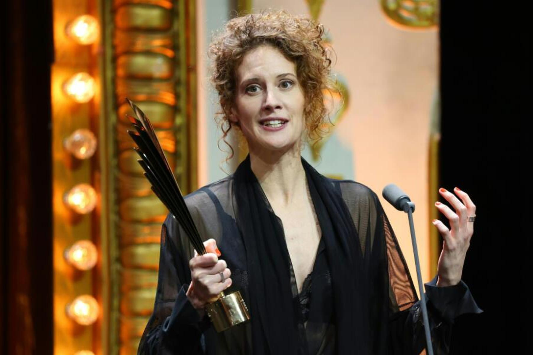 Na podelitvi nagrad Nestroy nagrajeni "Gospodična Else", Martin Schwab in drugi